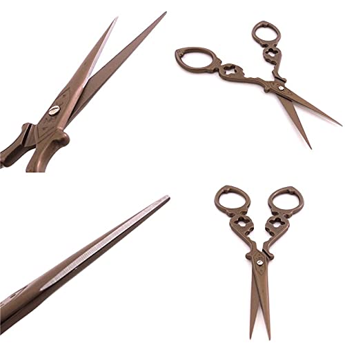 DSWMY Craft Scissors, Craft Scissors for Metal Embroidery Sewing Professional Small Gold Fabric Cloth Cutter