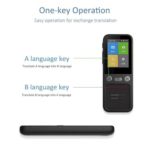 Intelligent Voice Real-time Translator Line Language Recording Large Screen Portable Offline