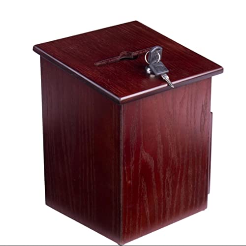 ZEELYDE Donation/Charity/Suggestion Box,Christian Donation Charity Box Cross Suggestion Box Wooden Fundraising Box Dedication Prayer Box