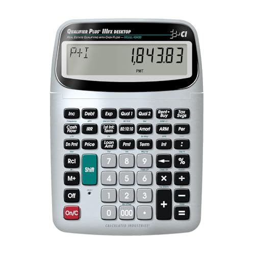 Calculated Industries 43430 Qualifier Plus IIIfx Desktop PRO Calculator