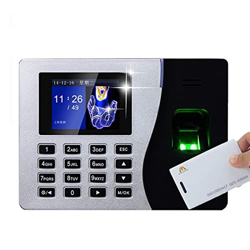 Time Attendance Machine Office Electronics Linux System TCP/IP USB Biometric Fingerprint Time Clock Office Attendance System Recorder Timing Employee Machine Reader (Color : K14 Size : US) (K14 ID)