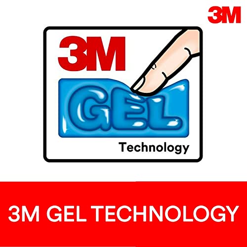 3M WR420LE Gel Wrist Rest Keyboard Platform, 19.5 x 10.5 Inch, Black Leatherette
