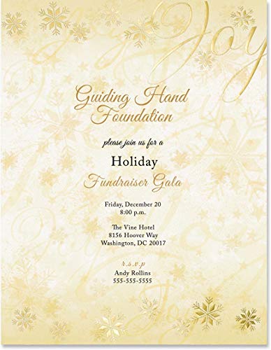 Golden Joy Snowflake Foil Border Papers, 8.5" x 11", 100 Sheets
