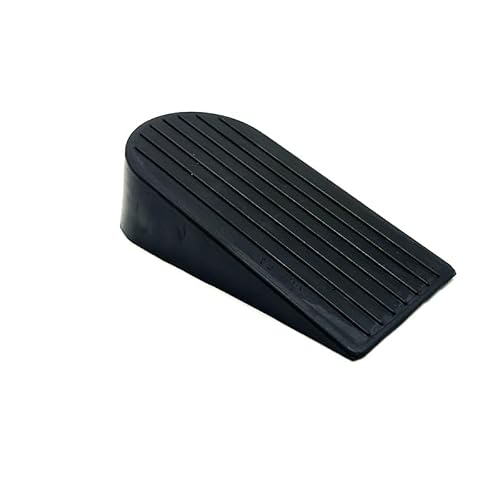 UOHLCX Extra Large Door Stop Black Rubber Wedge Floor Heavy Duty Bottom Plug Top Stopper(D)