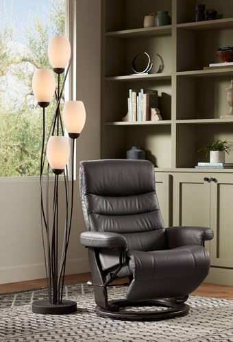 Jareth 73" Tall 4-Light Tulip Floor Lamp with USB Dimmer Living Room