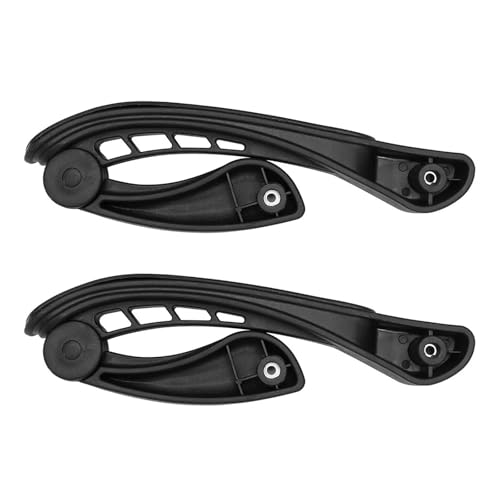1Pair Universal Ergonomic Chair Armrest Accessories Plastic Movable Handrail for Office Computer Chair
