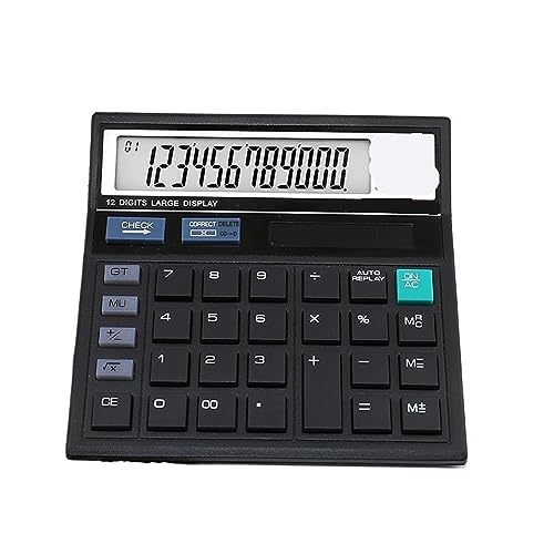 ZHIQISHI Scientific calculatorCalculators Desktop Calculator， Solar Battery Dual Power Large Display Office Desktop Calculator
