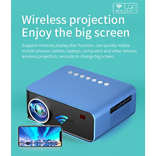 XBTGS Mini Projector 3600 Lumens Support 1080P LED Big Screen Home Theater Smart Video Beamer，D