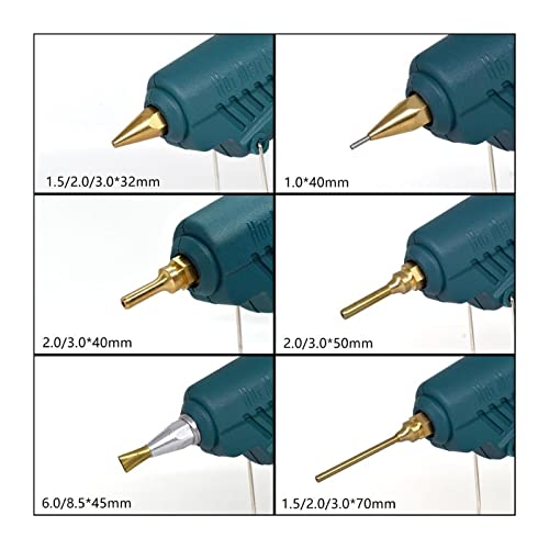 LIBODD Hot Glue Gun Hot Melt Glue Gun 15 in 1 Tool KIT Silicone Gun 50W/OFF/150W Switch for Crafts Repair DIY Use 11mm Glue Stick Pure Copper Nozzle for DIY Arts, Crafts and Quick Repairs(Set-5)