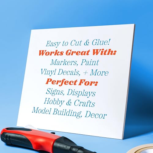 Flipside Products 20" x 28" Fade-Line White Poster Foam Board 3/16'' Thick, 1/2" Subtle Grid Lines for Alignment & Visual Layouts, Arts, and Crafts, Pack of 25