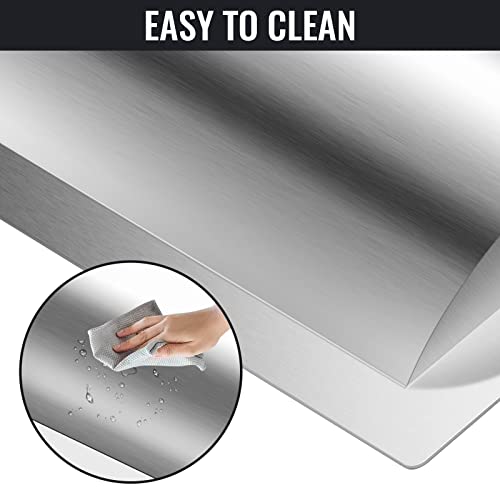 Hasopy Drop-in Deal Tray 304 Stainless Steel Cash Window Embedded Trading Tray For Gas Stations, Cash Register Window, Ticket Window,8" (L) X 10" (W) X 1.6" (D)