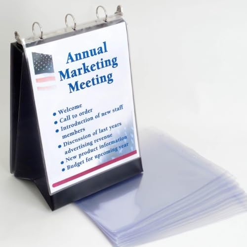 StoreSMART® - Flip Chart Easel Binder with 25 Vinyl Sheet Protectors - VH430KIT-1