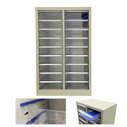 INTSUPERMAI Office Drawer Storage Cabinets Office Cabinet Storage Organizer Document Cabinets File Cabinet 18 Drawers Metal Document