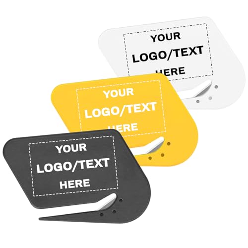 Bulk Custom Plastic Letter Openers with Logo and Text