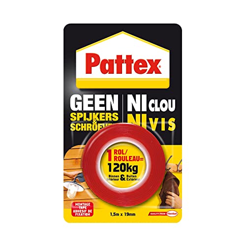 Pattex 5712177 1.5 m Double Sided Mounting Tape