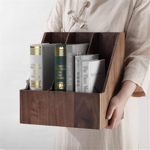 File Organizer Vertical File Folder Holder Office Product Organizer, Store Files, Magazines, Notepads, Books Desk