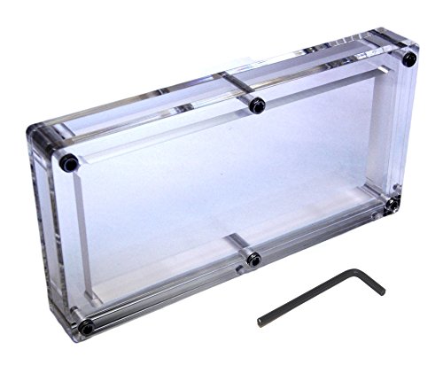 Acrylic BEP 100 US Bank Note Currency Display Slab Dollar Bill Case Money Holder Frame