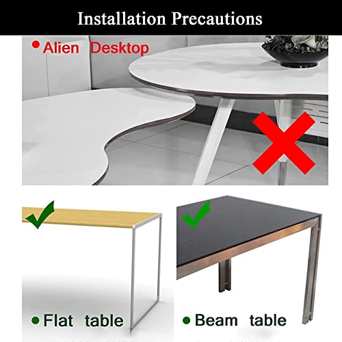 Keyboard Drawer Under Desk Slide Keyboard Tray - Desktop Mount Clamp-On, No Punching Install, Pull-Out Platform Keyboard Holder For Keyboard And Mouses, Wood Shelves 520/650/7.White-650*250 mm (26*10