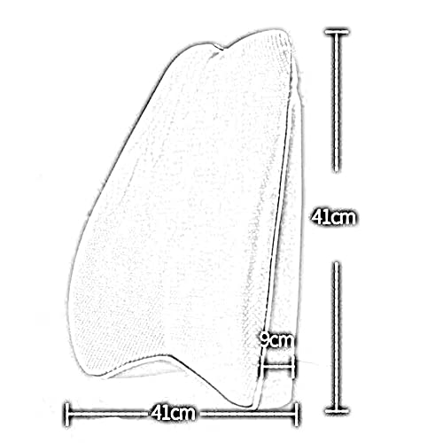 UIOLCFF Lumbar Pillow-Full Support Pillow, Back Cushioning Memory Foam Relieves Sciatica Pain, Orthopedic Car Seat, Family, Office Chair