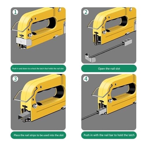 Professional Heavy Duty Stapler Manual Staple Gun Stapler Gun Nail Gun Furniture Tools Hand Tools
