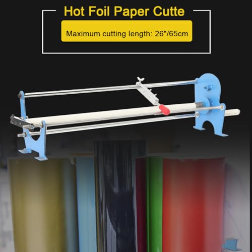 Foil Paper Cutter Manual Paper Cutter, PU Vinyl Hot Stamping Rolls Slitter