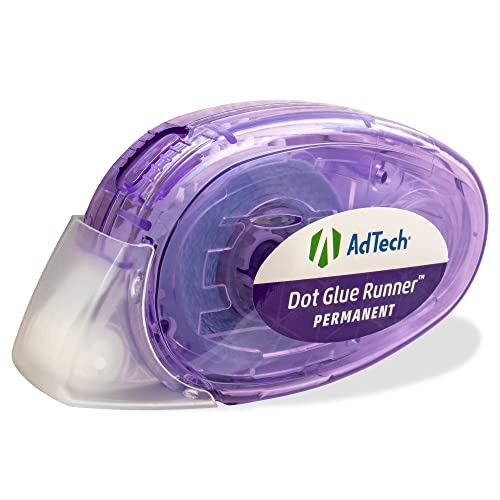 AdTech Dot Glue Runner-Case Pack, PURPLE 12 Pack