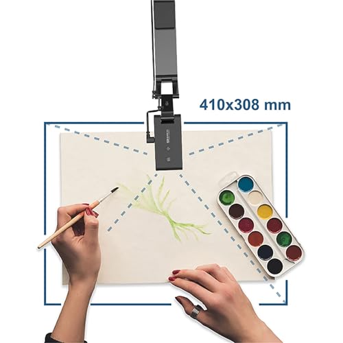 VS5 Document Camera for Teachers – 2K USB Visualizer with Mic, LED, Autofocus, A3 Size, for Windows/macOS/ChromeOS