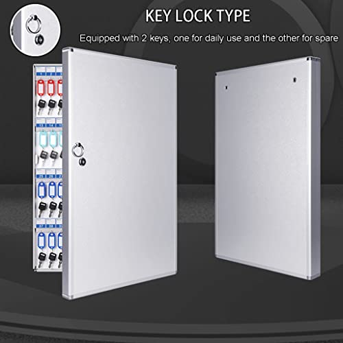 xdgFHsy Home Wall-Mounted Small Key Cabinet(24-Keys)