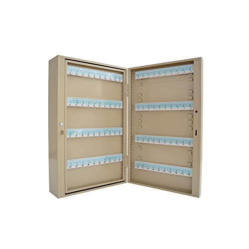 INTBUYING Key Cabinet Key Storage Lock Box Wall Mount Steel Security Key Organizer 80/100/160/200/240 Position for Key Management（240 Keys）