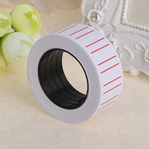 YMGSCC 10 Roll White Self Adhesive Price Label Sticker Office Supplies