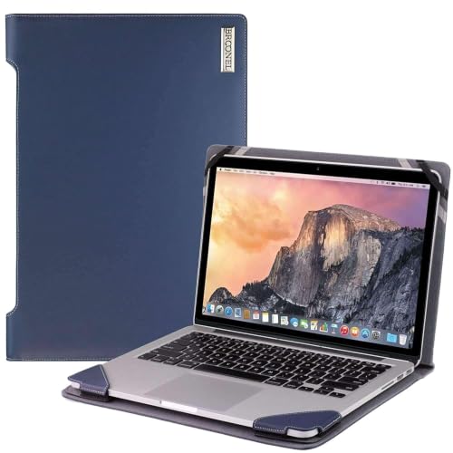 Broonel - Profile Series - Blue Leather Laptop Case Compatible with Acer Chromebook Plus 516 | CB516-1H | 16" Laptop