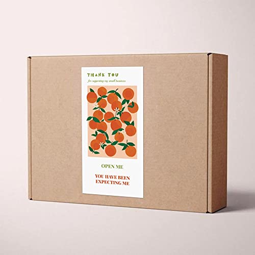 UOHLCX Flower Stickers Packaging Sealing Labels Sticker for Handmade Gift Commodity Decor