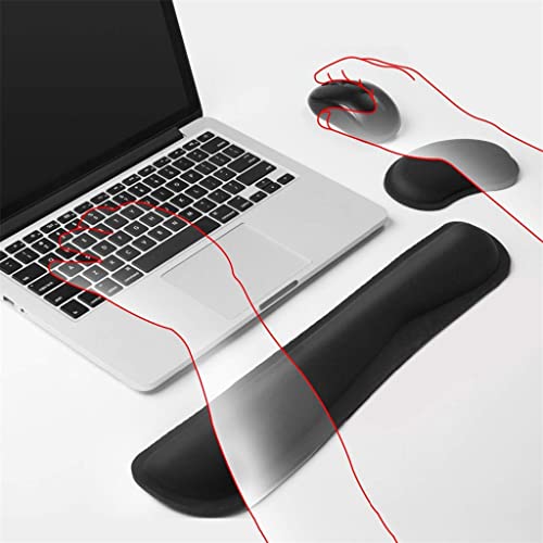Wrist Rest Pad Base Ergonomic Mousepad for Typist Office Gaming Pc Laptop