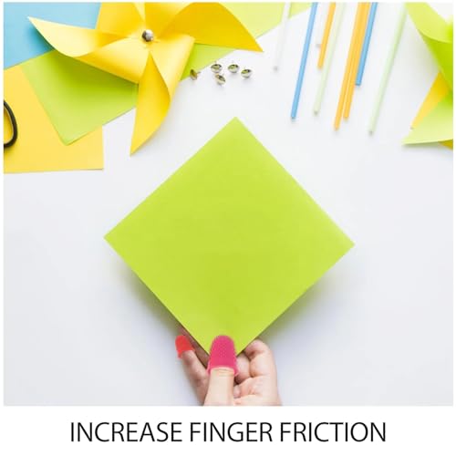 Rubber Fingers Tips 20 Pcs Non-Slip Silicone Finger Guards for Painting, Crafting & Repair