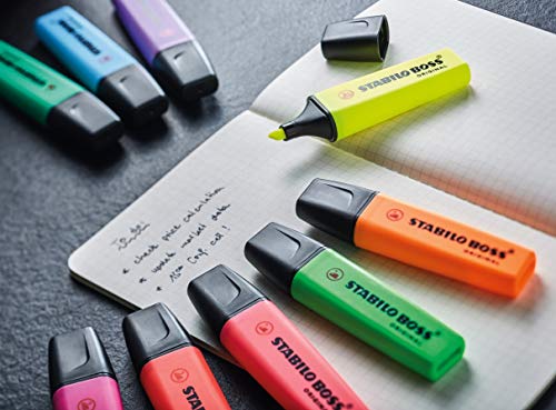 STABILO Highlighter BOSS ORIGINAL Store Pack of 48 in 5 Assorted Colours