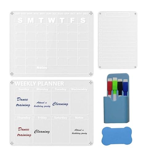 Magnetic Weekly Calendar Planner Whiteboard Calendar