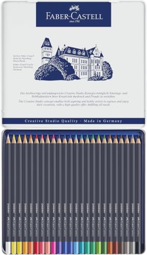 Goldfaber Colour Pencil in Metal Tin (Pack of 24)