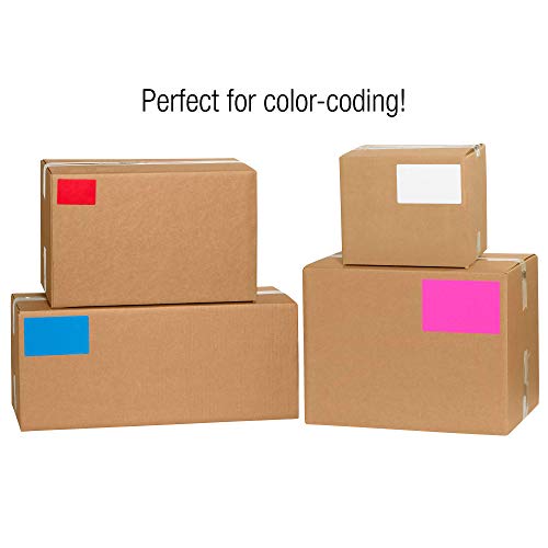 BOX USA BDL635L Tape Logic Inventory Rectangle Labels, "4" x 6", Fluorescent Yellow (Pack of 500)