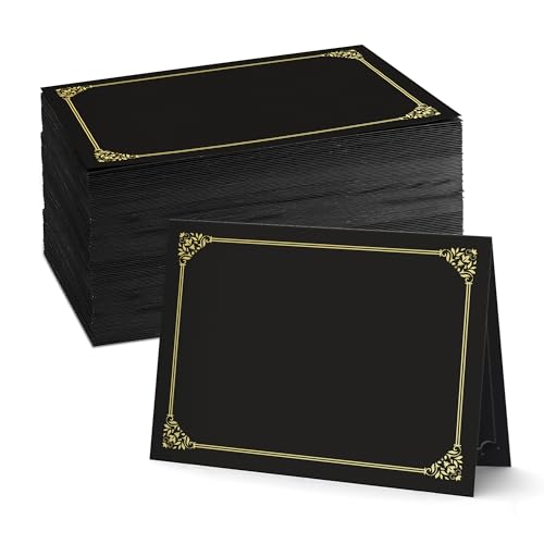 Black Certificate Holders 8.5 x 11, 120 Pcs