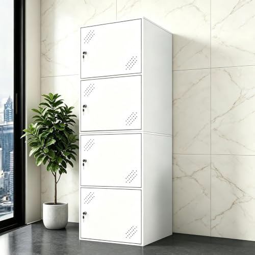 NABOOJ Vertical File Cabinets Door, Metal Filing Cabinet Storage Locker