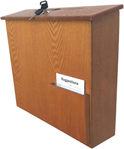 ZEELYDE Donation/Charity/Suggestion Box,Church Collection Fundraising Box Donation Charity Box Gold Cross Christian Fundraising Suggestion Ballot Box Dedication Prayer Box
