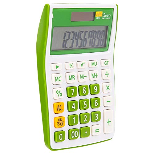 Calculator Office Desk Color Cute Calculators Power Business Supplies Electronic Programmer(Black)