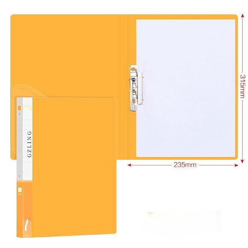A4 Double Strong Clips File Folder Report Cover, Punchless Binder