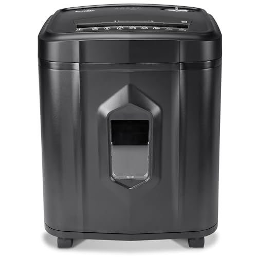 Aurora AU1225MA High-Security 12-Sheet Micro-Cut Paper and CD/Credit Card Shredder/ 5-Gallon Pullout Basket/40 Minutes Run Time
