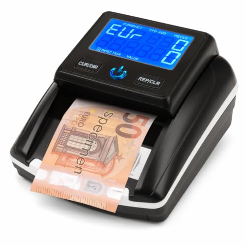 Olympia NC 375 Plus Money Detector with Battery, Black, 16.0 x 13.5 x 9.0 cm
