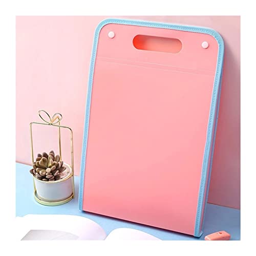 LSSOAZZVVN File Organizer Desk File Folder Document Paper Organizer Storage Holder Multilayer Expanding Box School Office Stationery Document Bag File Folders (Color : Gray) (Gray)