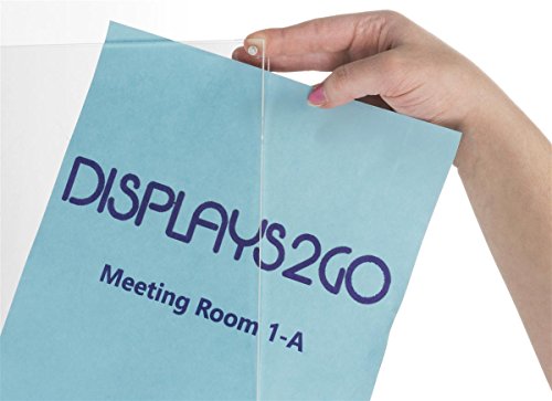 Displays2go Office Corporate Wall Sign, 8"W x 3.75"H, Set of 6