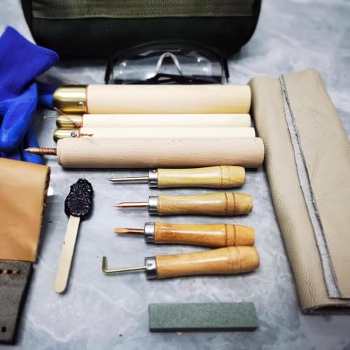 YZHYY Obsidian Crafting Set, Flint Knapping Tool Kit