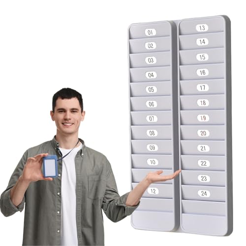 Gray Lightweight Card Rack for Cards & Badges