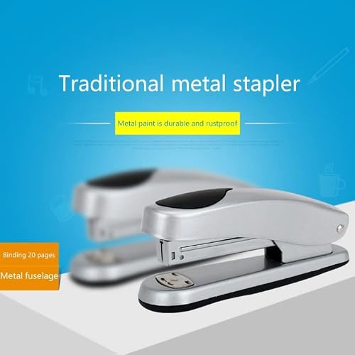 KLJUHGTR Metal Iron Heavy Duty Stapler Paper Book Binding Stapling Machine Labor Saving